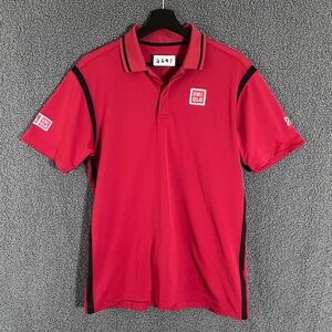 Uniqlo Novak Djokovic Tennis Polo Shirt - Men's Size L - Red